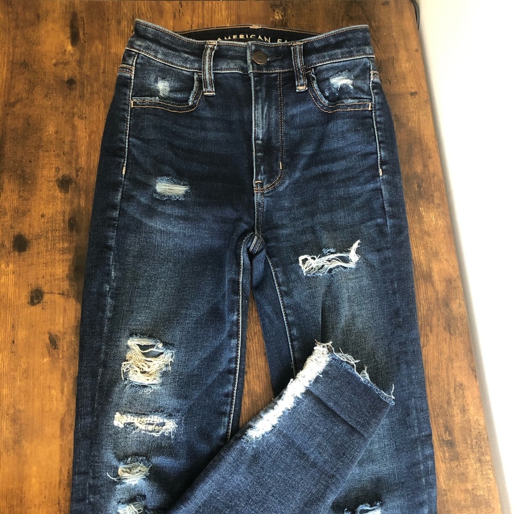 American Eagle High Waisted Stretch Skinny Jeans